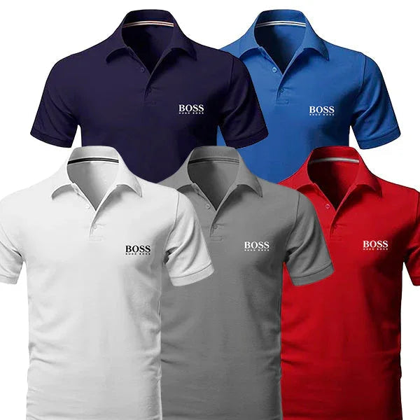 [BUY 3, GET 5] Kit 5 Polo Boss Essential