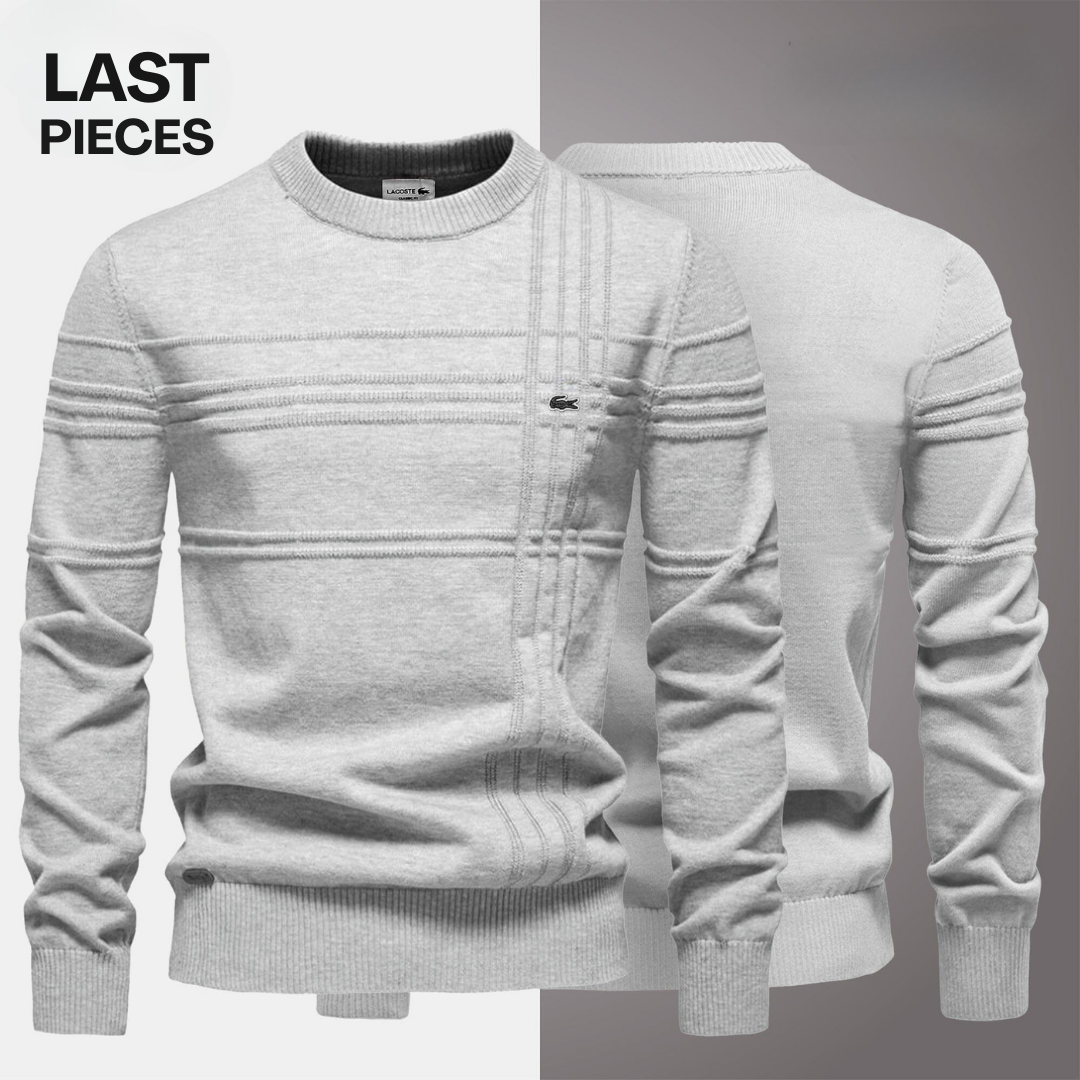Men's LC™ Textured Sweater — Free LC™ Watch: Exclusive Offer