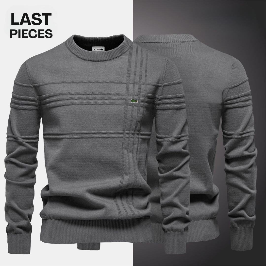 Men's LC™ Textured Sweater — Free LC™ Watch: Exclusive Offer