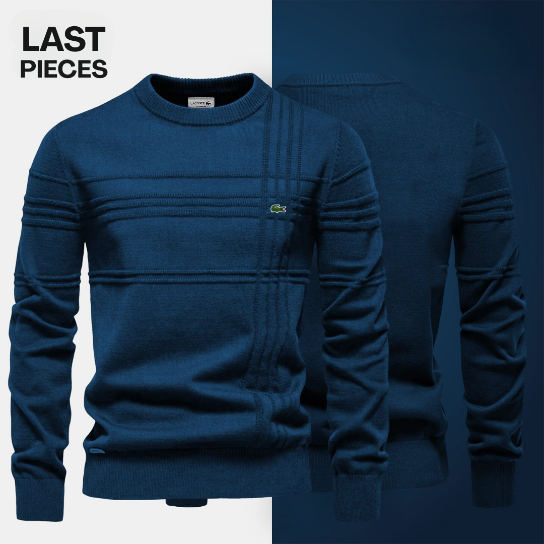 Men's LC™ Textured Sweater — Free LC™ Watch: Exclusive Offer