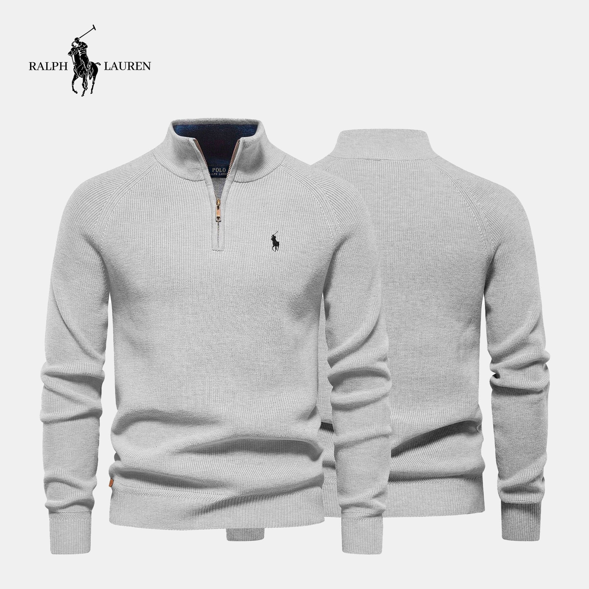 Men's R&L™ Zip Neck Sweater (Clearance)